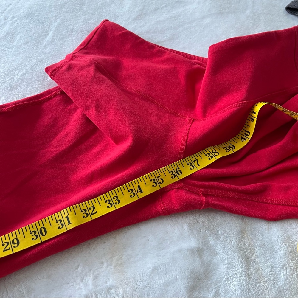 ALO Yoga Red and Gray Leggings - Picture 7 of 8
